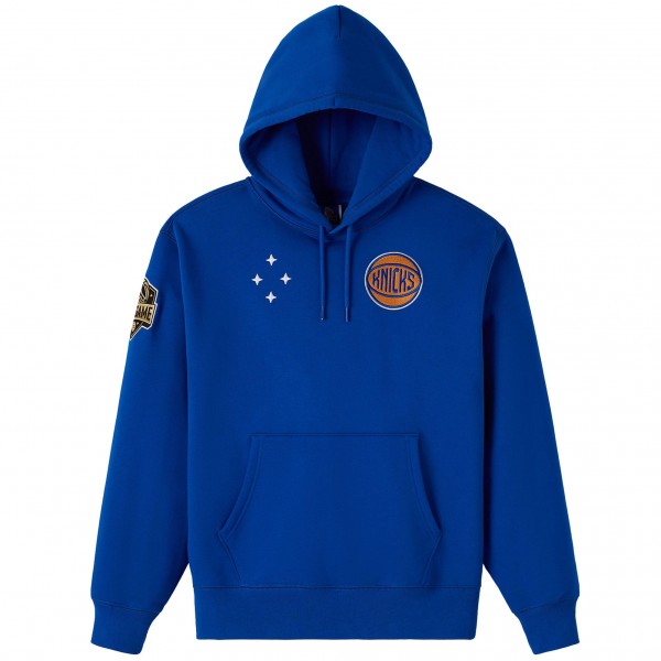 New York Knicks OVO x NBA Blue Fleece Hoodie