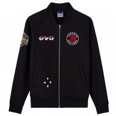 Toronto Raptors OVO x NBA Black Heavyweight Full-Zip Fleece Jacket