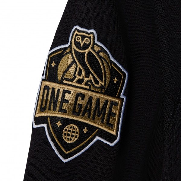Toronto Raptors OVO x NBA Black Heavyweight Full-Zip Fleece Jacket