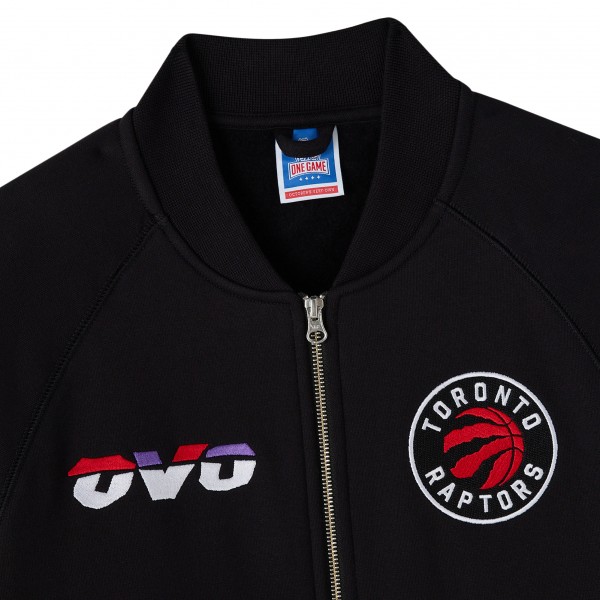 Toronto Raptors OVO x NBA Black Heavyweight Full-Zip Fleece Jacket