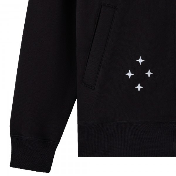 Chicago Bulls OVO x NBA Black Heavyweight Full-Zip Fleece Jacket