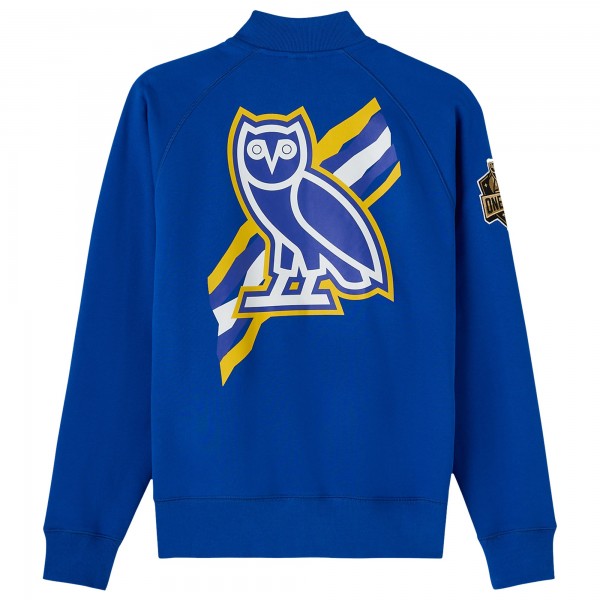 Golden State Warriors OVO x NBA Royal Heavyweight Full-Zip Fleece Jacket