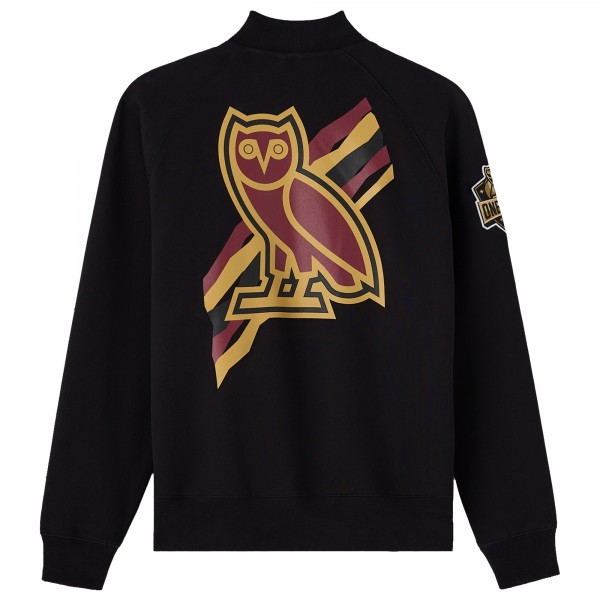 Cleveland Cavaliers OVO x NBA Black Heavyweight Full-Zip Fleece Jacket