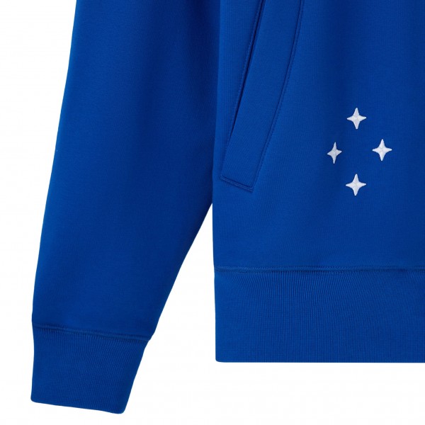 New York Knicks OVO x NBA Blue Heavyweight Full-Zip Fleece Jacket