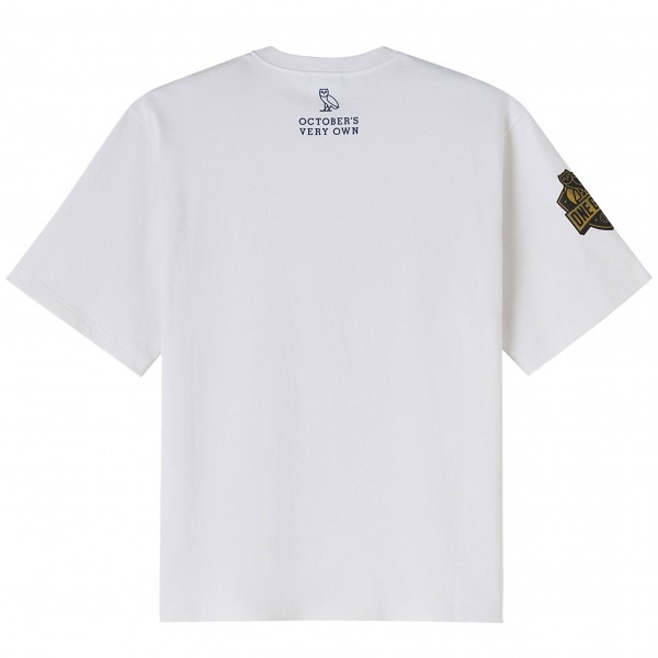 New York Knicks OVO x NBA White Heavyweight T-Shirt