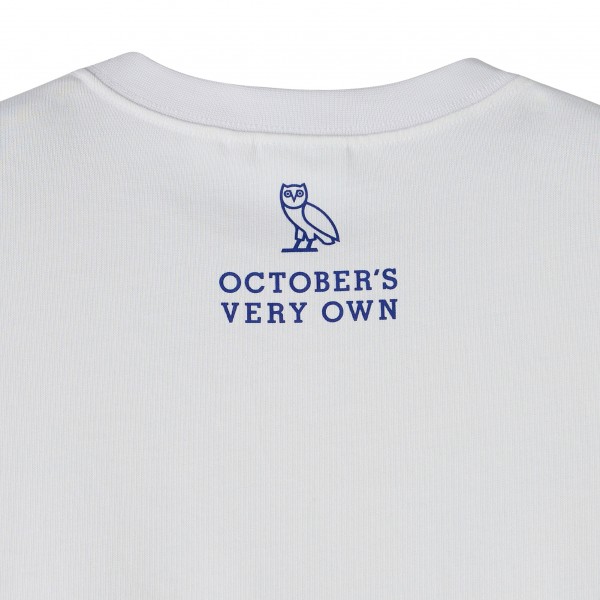 New York Knicks OVO x NBA White Heavyweight T-Shirt
