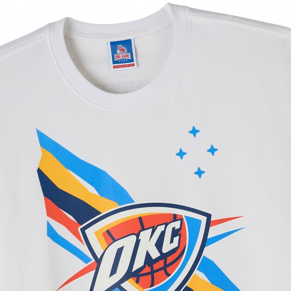 Футболка Oklahoma City Thunder OVO x NBA White Heavyweight