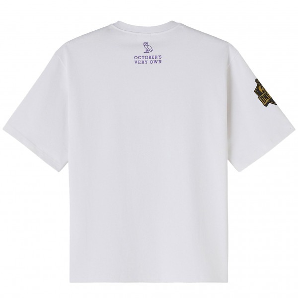 Toronto Raptors OVO x NBA White Heavyweight T-Shirt