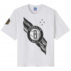 Brooklyn Nets OVO x NBA White Heavyweight T-Shirt
