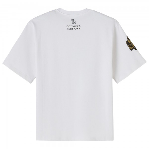 Brooklyn Nets OVO x NBA White Heavyweight T-Shirt