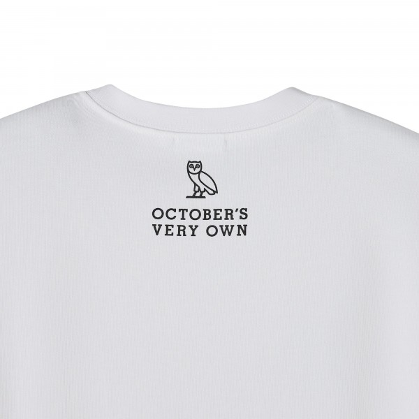 Brooklyn Nets OVO x NBA White Heavyweight T-Shirt