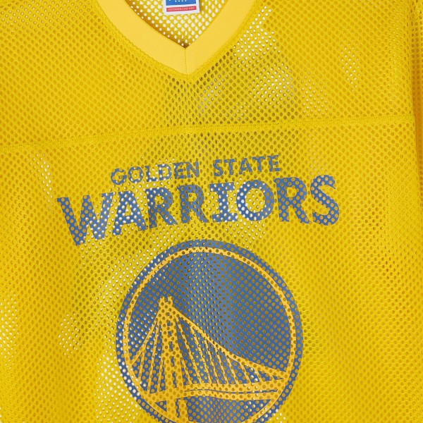 Джерси Golden State Warriors OVO x NBA Gold Mesh Football Fashion