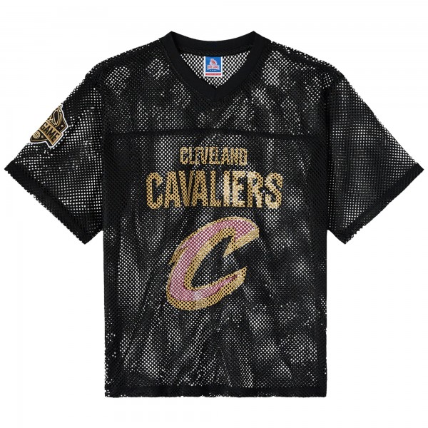 Джерси Cleveland Cavaliers OVO x NBA Black Mesh Football Fashion