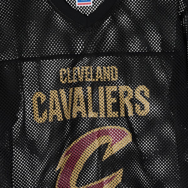 Джерси Cleveland Cavaliers OVO x NBA Black Mesh Football Fashion