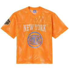 Джерси New York Knicks OVO x NBA Orange Mesh Football Fashion