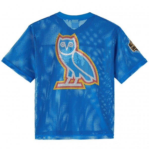 Джерси Oklahoma City Thunder OVO x NBA Blue Mesh Football Fashion