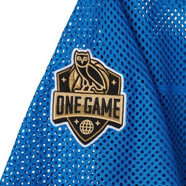 Джерси Oklahoma City Thunder OVO x NBA Blue Mesh Football Fashion