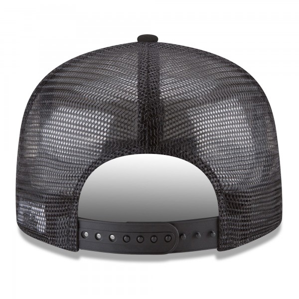 Бейсболка Miami Heat New Era Black Core Logo Meshback 9FIFTY Snapback