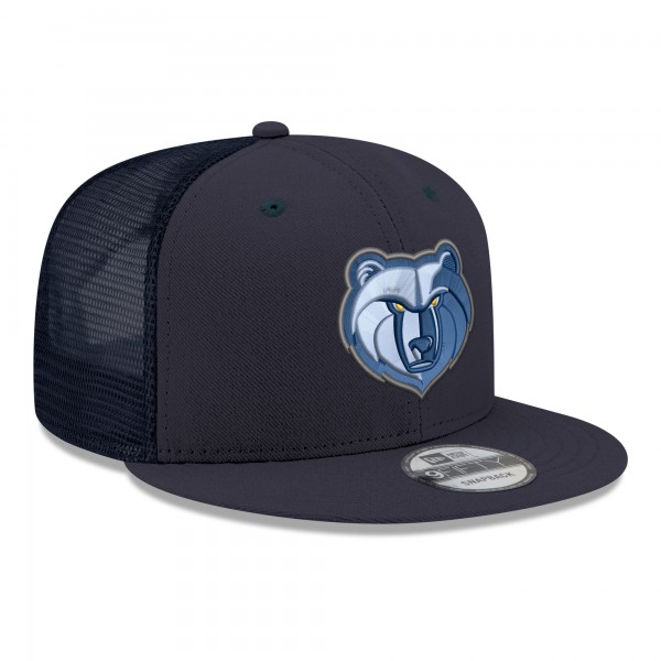 Бейсболка Memphis Grizzlies New Era Navy Core Logo Meshback 9FIFTY Snapback