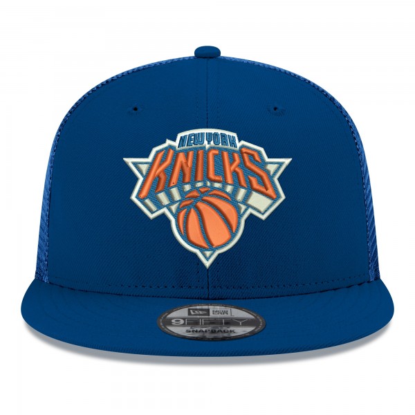 Бейсболка New York Knicks New Era Blue Core Logo Meshback 9FIFTY Snapback
