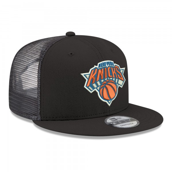 Бейсболка New York Knicks New Era Black Core Logo Meshback 9FIFTY Snapback