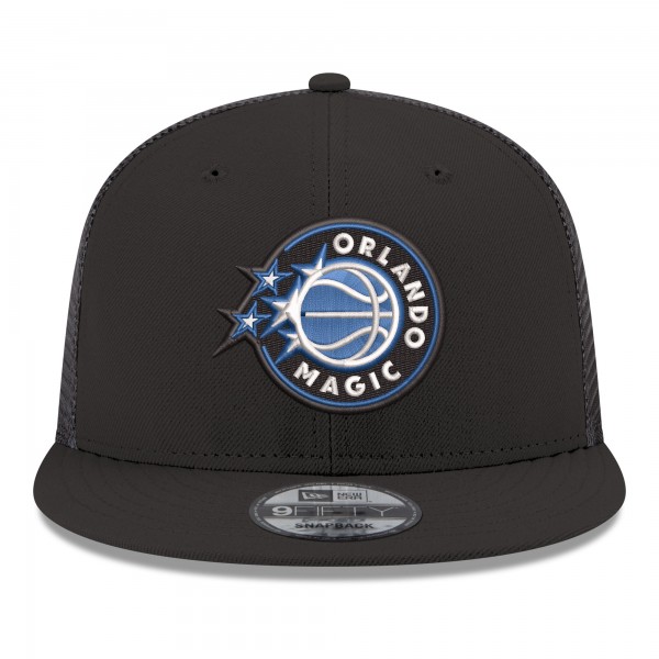 Бейсболка Orlando Magic New Era Black Core Logo Meshback 9FIFTY Snapback