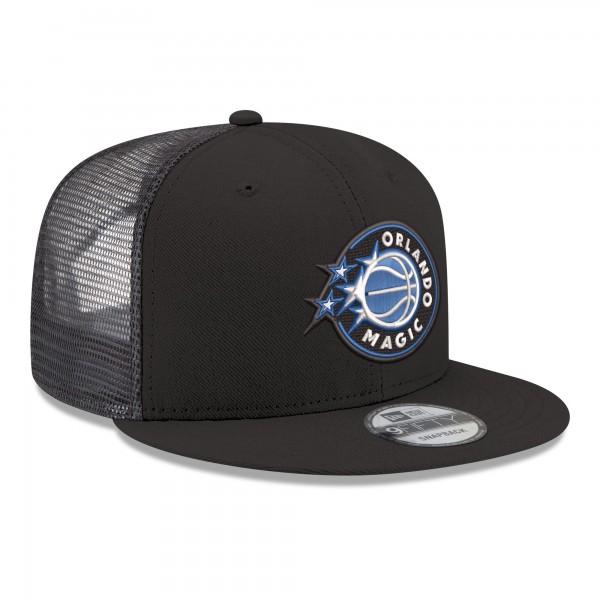 Бейсболка Orlando Magic New Era Black Core Logo Meshback 9FIFTY Snapback