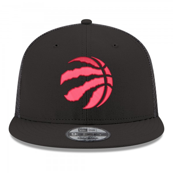 Бейсболка Toronto Raptors New Era Black Core Logo Meshback 9FIFTY Snapback