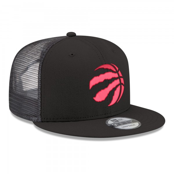 Бейсболка Toronto Raptors New Era Black Core Logo Meshback 9FIFTY Snapback