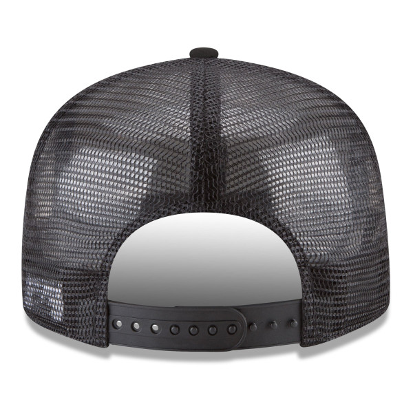 Бейсболка Charlotte Hornets New Era Black Core Logo Meshback 9FIFTY