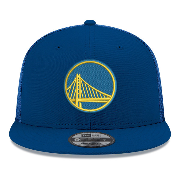 Бейсболка Golden State Warriors New Era Royal Core Logo Meshback 9FIFTY