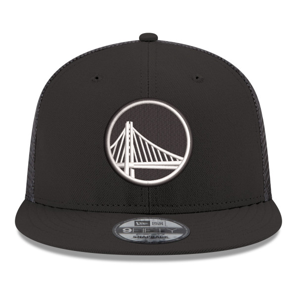 Бейсболка Golden State Warriors New Era Black Core Logo Meshback 9FIFTY