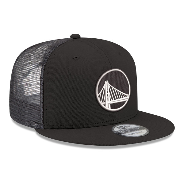 Бейсболка Golden State Warriors New Era Black Core Logo Meshback 9FIFTY