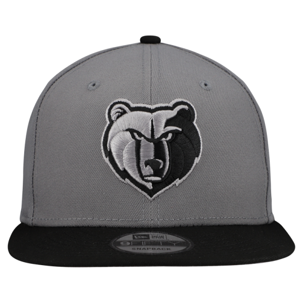 Бейсболка Memphis Grizzlies New Era Gray Core Logo Storm Gray Two-Tone 9FIFTY Snapback