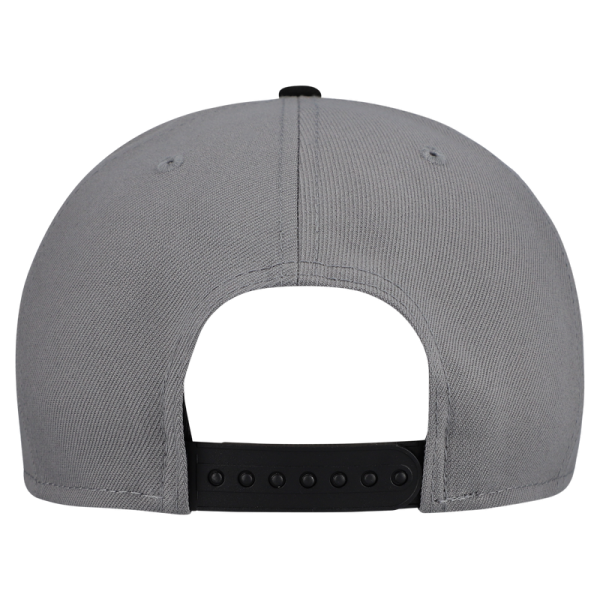 Бейсболка Miami Heat New Era Gray Core Logo Storm Gray Two-Tone 9FIFTY Snapback