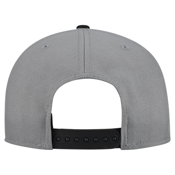 Бейсболка Milwaukee Bucks New Era Gray Core Logo Storm Gray Two-Tone 9FIFTY Snapback