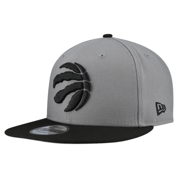 Бейсболка Toronto Raptors New Era Gray Core Logo Storm Gray Two-Tone 9FIFTY Snapback