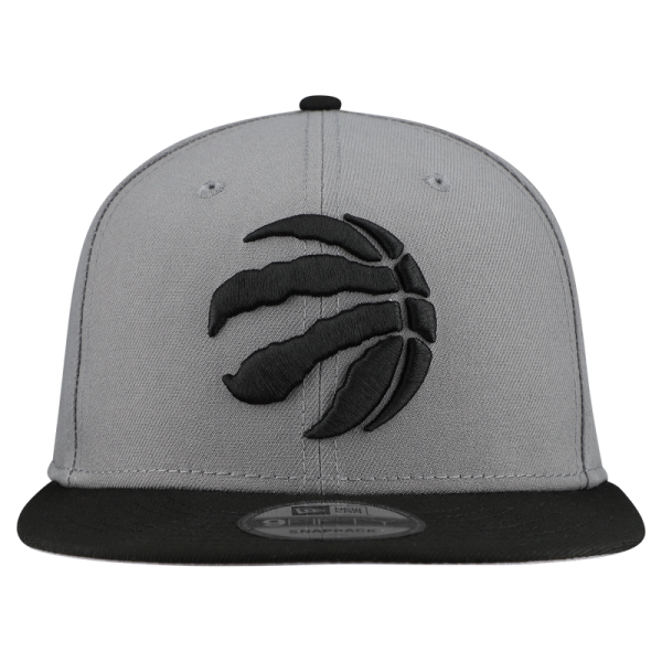 Бейсболка Toronto Raptors New Era Gray Core Logo Storm Gray Two-Tone 9FIFTY Snapback