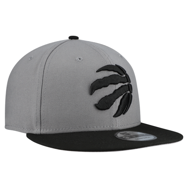 Бейсболка Toronto Raptors New Era Gray Core Logo Storm Gray Two-Tone 9FIFTY Snapback