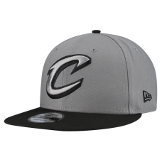 Бейсболка Cleveland Cavaliers New Era Gray Core Logo Storm Gray Two-Tone 9FIFTY Snapback