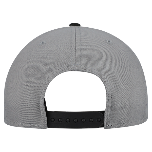 Бейсболка Charlotte Hornets New Era Gray Core Logo Storm Gray Two-Tone 9FIFTY Snapback