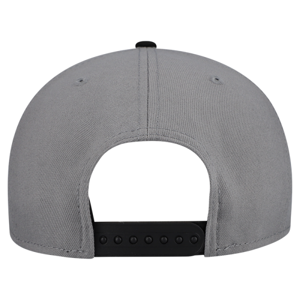 Бейсболка Atlanta Hawks New Era Gray Core Logo Storm Gray Two-Tone 9FIFTY Snapback