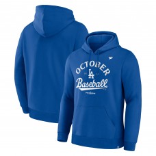 Los Angeles Dodgers Royal 2025 MLB Postseason Locker Room Pullover Hoodie
