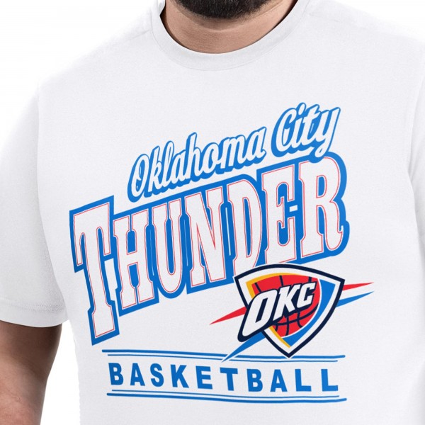 Футболка Oklahoma City Thunder G-III Sports by Carl Banks White Adaptive Headliner