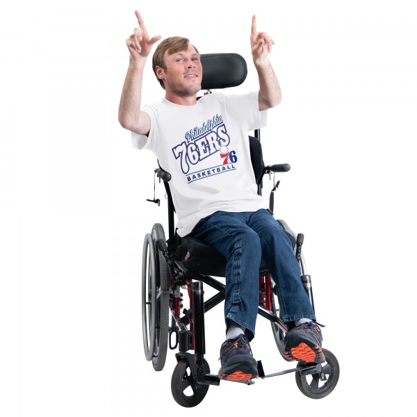 Philadelphia 76ers G-III Sports by Carl Banks White Adaptive Headliner T-Shirt