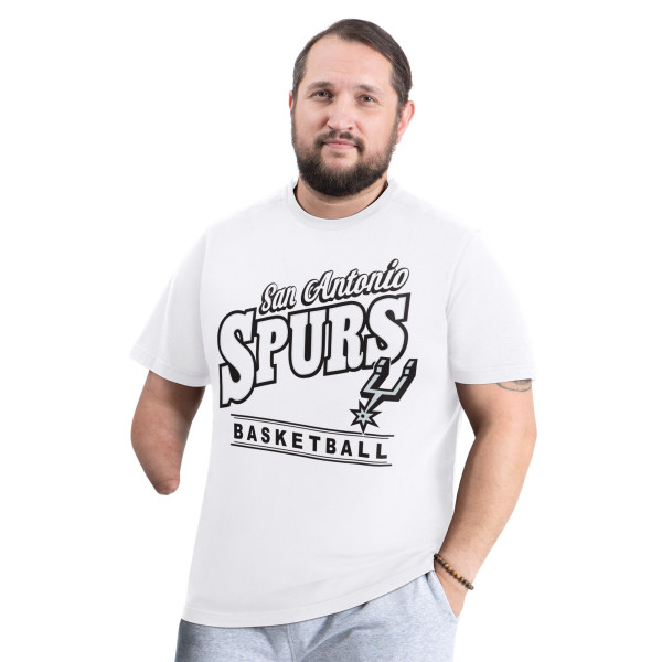 Футболка San Antonio Spurs G-III Sports by Carl Banks White Adaptive Headliner