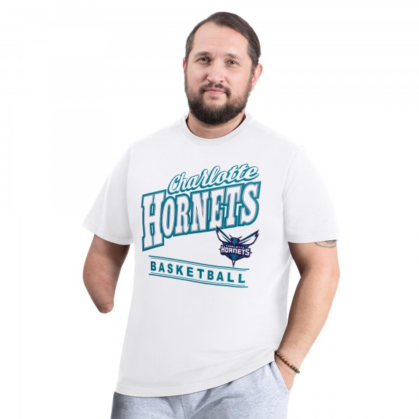 Charlotte Hornets G-III Sports by Carl Banks White Adaptive Headliner T-Shirt