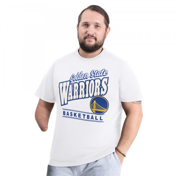 Golden State Warriors G-III Sports by Carl Banks White Adaptive Headliner T-Shirt