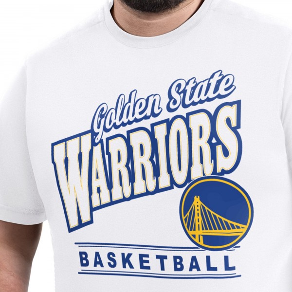 Golden State Warriors G-III Sports by Carl Banks White Adaptive Headliner T-Shirt