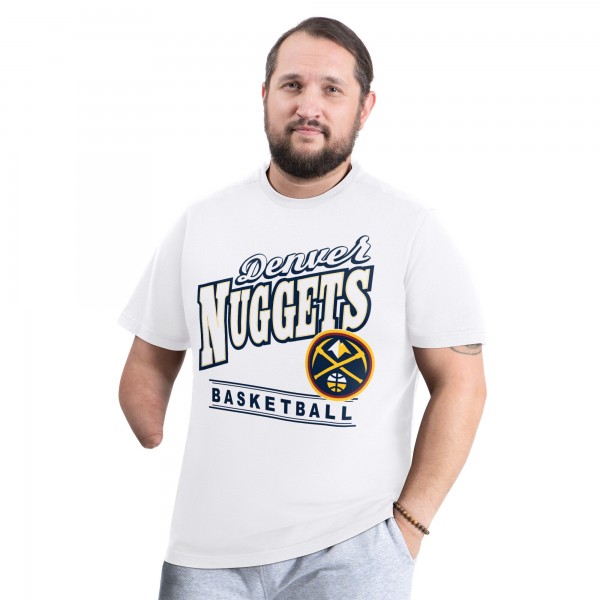 Denver Nuggets G-III Sports by Carl Banks White Adaptive Headliner T-Shirt